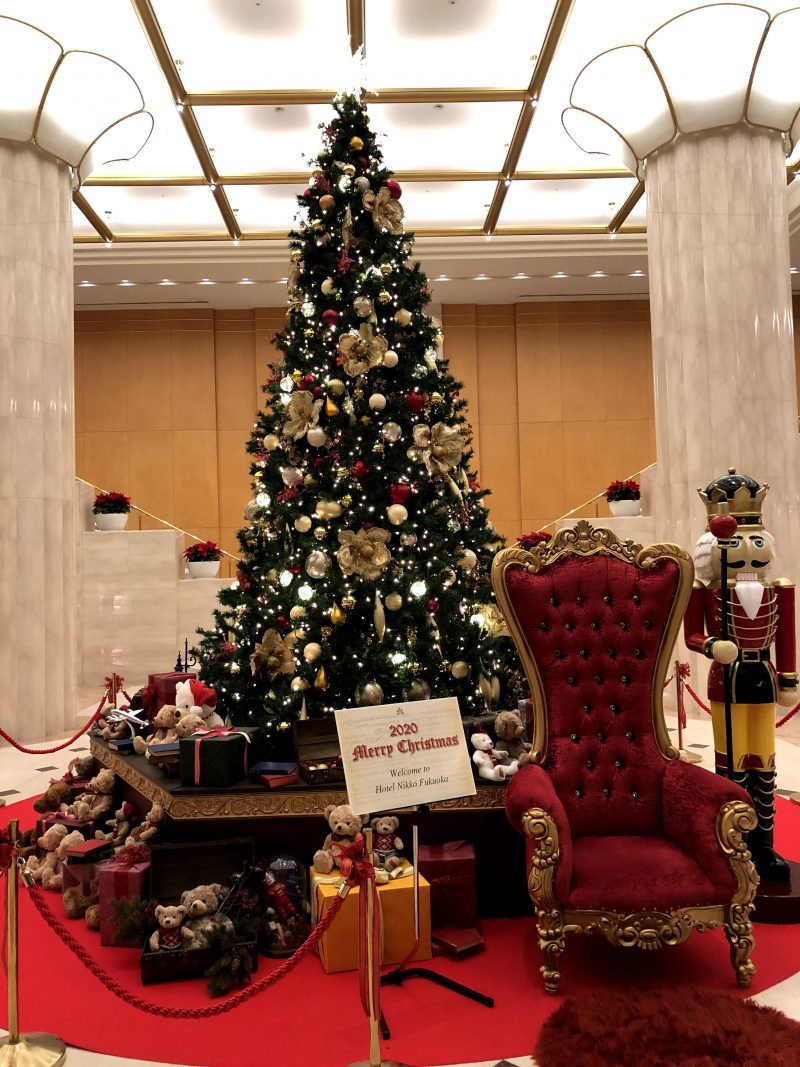 クリスマスツリー　ホテル日航福岡