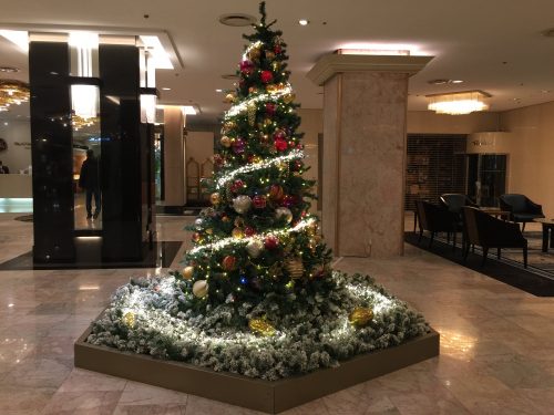 ホテルニューオータニ博多　クリスマスツリー